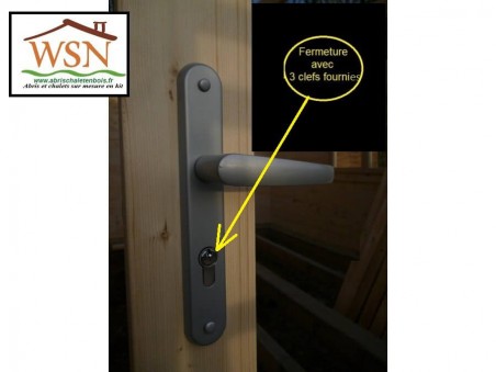 Garage en bois 36m² avec cloison WS703S | WSN