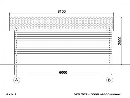 Garage en bois 36m² WS701 | WSN