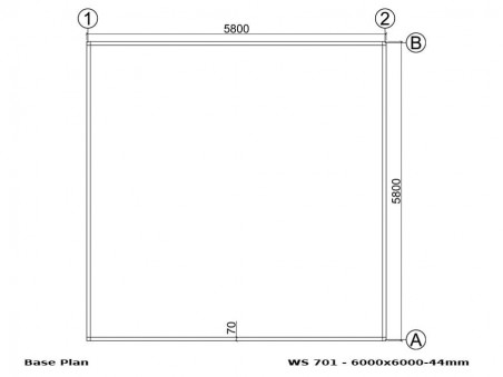 Garage en bois 36m² WS701 | WSN