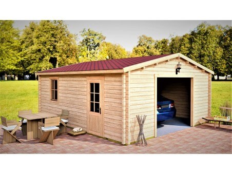 Garage 33m2 sans porte 5500x6000-passage 2400 | WSN