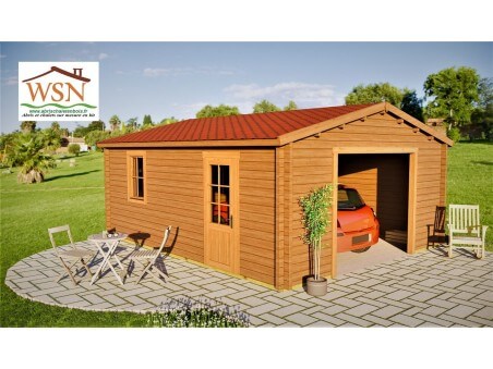 Garage 30m2 sans porte 5000x6000-passage 2400 | WSN