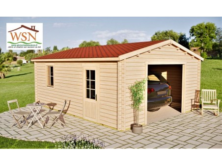 Garage 30m2 sans porte 5000x6000-passage 2400 | WSN