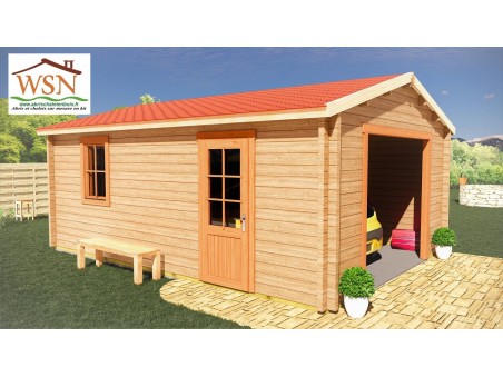 Garage 27m2 sans porte 4500x6000-passage 2400 | WSN