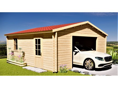 Garage 36m2 sans porte 6000x6000-passage 3000 | WSN