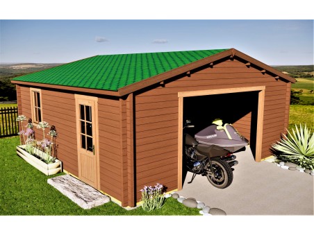 Garage 36m2 sans porte 6000x6000-passage 3000 | WSN