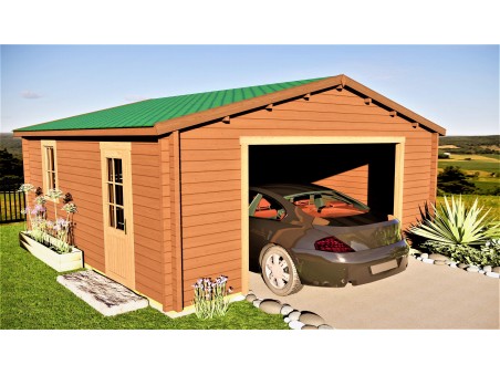 Garage 36m2 sans porte 6000x6000-passage 3500 | WSN