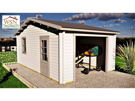 Garage 24m2 sans porte 4000x6000-passage 2400 | WSN