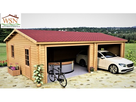 Garage 54m² Dim. 9000x6000-44 passages 2x 3500x2000