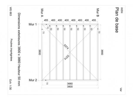 Abri en bois VAR 16m² WS663 par WSN