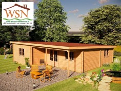 Chalet en bois Bretagne 90m2 par WSN