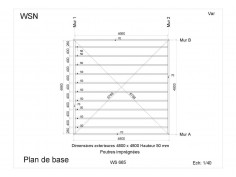 Bungalow en bois VAR WS665 par WSN