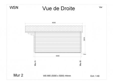 Bungalow en bois VAR WS665 par WSN