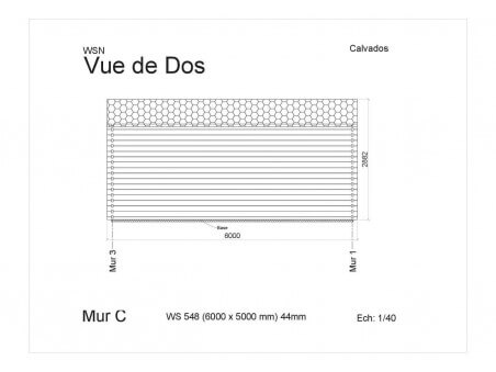 Bungalow en bois CALVADOS 30m2 WS548 par WSN