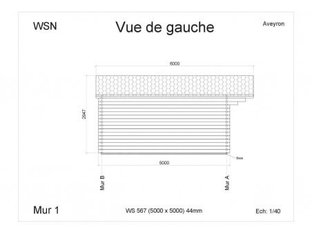 Bungalow en bois AVEYRON 25m2 WS567 par WSN