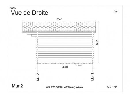 Bungalow en bois VAR 20m² WS662 par WSN