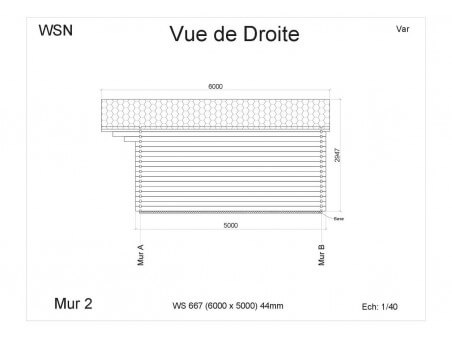 Bungalow en bois  VAR 30m² WS667 par WSN