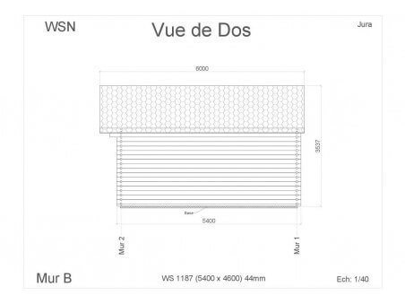 Bungalow en bois JURA WS1187 par WSN