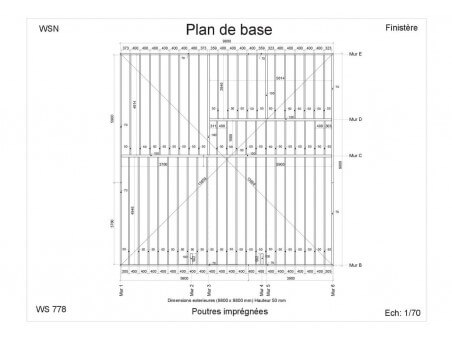 Bungalow en bois Finistère 100m2 WS778 par WSN