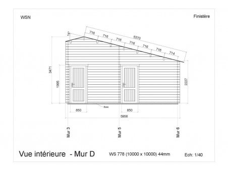 Bungalow en bois Finistère 100m2 WS778 par WSN