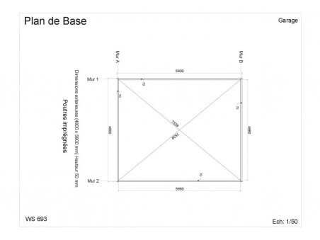 Garage 30m² WS693 par WSN