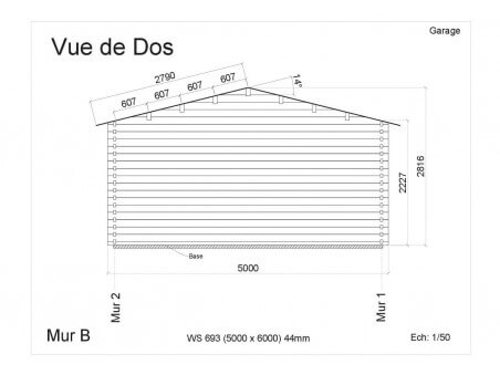 Garage 30m² WS693 par WSN