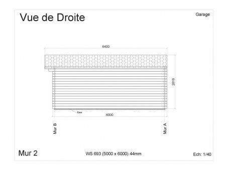 Garage 30m² WS693 par WSN