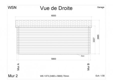 Garage 19,72m² WS1373 par WSN