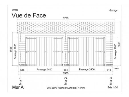 Garage 39m2 WS2699 par WSN