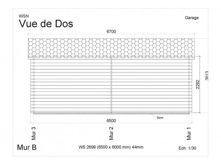 Garage 39m2 WS2699 par WSN