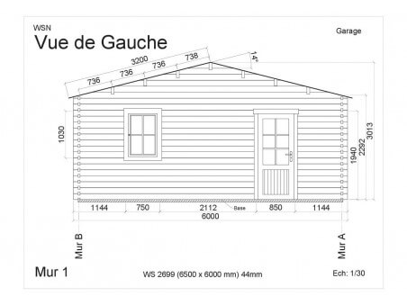 Garage 39m2 WS2699 par WSN