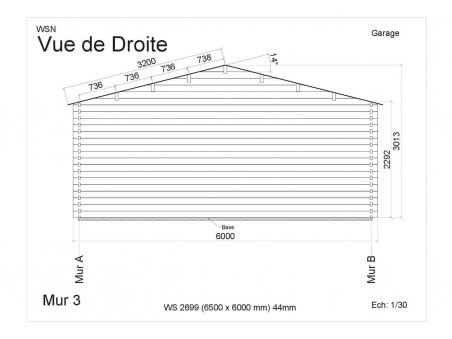 Garage 39m2 WS2699 par WSN