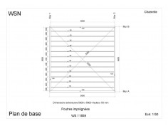 Bungalow en bois CHARENTE 36m² WS11859 par WSN