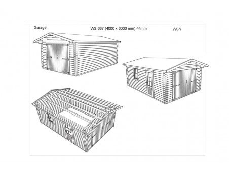 Garage 24m² WS687 par WSN