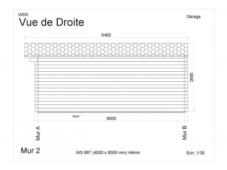 Garage 24m² WS687 par WSN