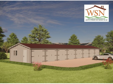 Garage en bois WS 717 par WSN