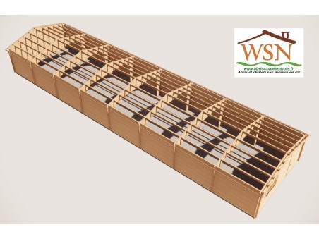 Garage en bois WS 717 par WSN