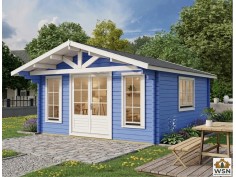 Bungalow en bois  CHARENTE 25m² Dim. (5000X5000-44mm)