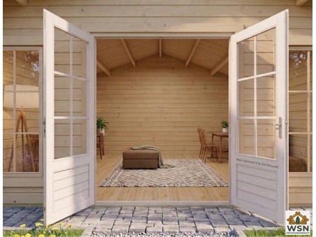 Bungalow en bois  CHARENTE 25m² Dim. (5000X5000-44mm)