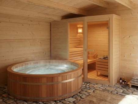 Bungalow en bois  AVEYRON 30m² Dim. (6000X5000-44mm)