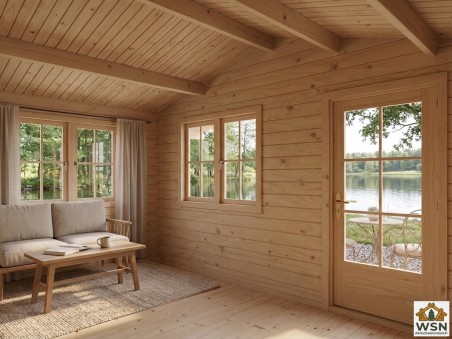 Bungalow en bois  VAR 25m² Dim. (5000X5000-44mm)