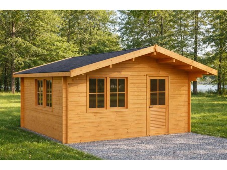 Bungalow en bois  VAR 25m² Dim. (5000X5000-44mm)