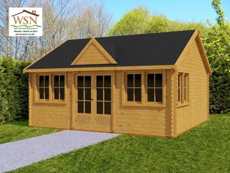 Bungalow en bois VOSGES 25,8m2 WS1141 | WSN