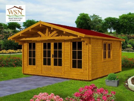 Bungalow en bois  CHARENTE 25m² Dim. (5000X5000-44mm)