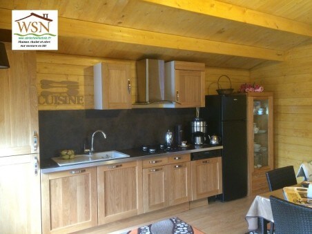 Bungalow en bois  CHARENTE 25m² Dim. (5000X5000-44mm)