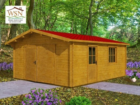 Garage en bois 30,16m² (5200x5800 -70mm )