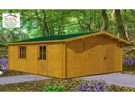 Garage en Bois 36m² (6000X6000-44mm)