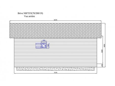 BRIVE 43m² (7678X5678-70mm) WS4980