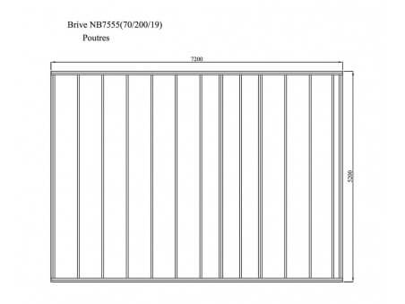 BRIVE 43m² (7678X5678-70mm) WS4980
