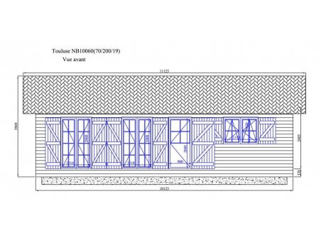 TOULOUSE 60m² (10000X6000-70mm) WS5147