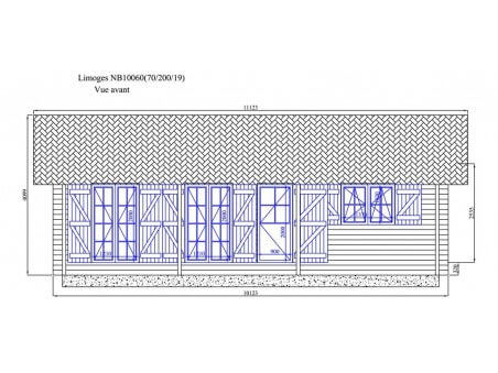 LIMOGES 60m² (10000X6000-70mm) WS5247